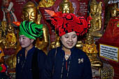 Inle Lake Myanmar. Pindaya, the famous Shwe Oo Min pagoda.  